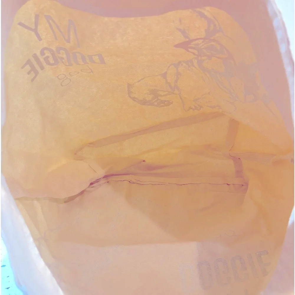 My Doggie Bag French Bulldog Cotton Large‎ Tote Bag